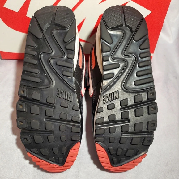 Nike Air Max 90 Shoes Black Soft Pink White size 8 - Picture 6 of 8